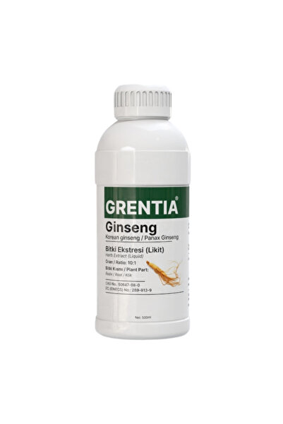 Grentia Ginseng Sıvı Ekstresi / Sıvı Ekstraktı 500 ml - Panax ginseng