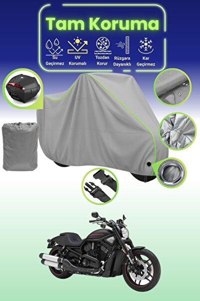 Dokaca Neo حقيبة خلفية رمادية نيون قماش مجدّل متوافقة مع حقيبة هارلي ديفيدسون...