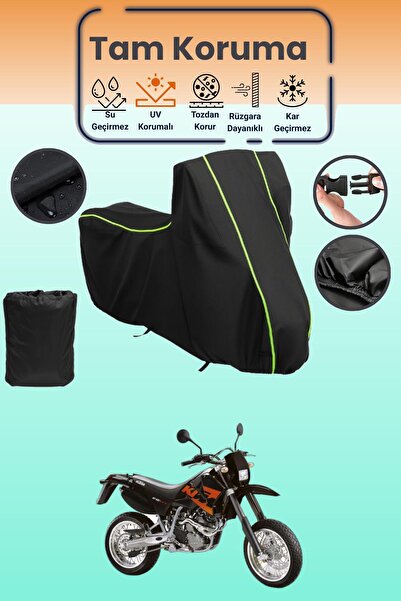 Dokaca Neo غطاء محرك متوافق مع Black Neon قماش مجدّل KTM 640 LC4، غطاء حماية،...