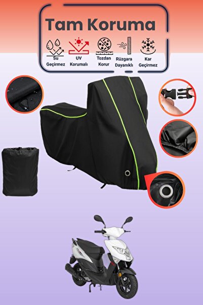 Dokaca Neo غطاء دراجة نارية متوافق مع موديل قماش مجدّل من مونديال 50 إيجل، غط...