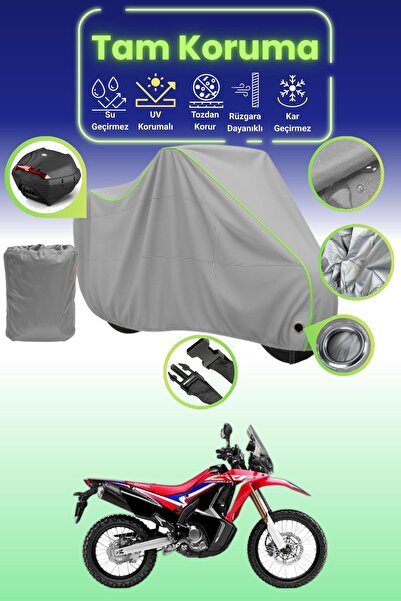 Dokaca Neo حقيبة خلفية رمادية نيون قماش مجدّل متوافقة مع هوندا CRF 250 رالي م...