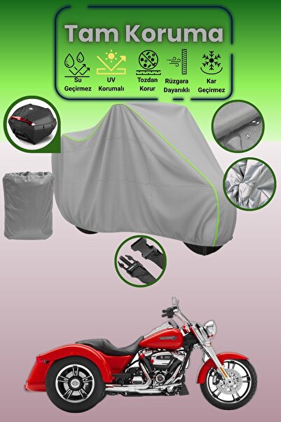 Dokaca Neo حقيبة خلفية رمادية نيون قماش مجدّل متوافقة مع ماركة هارلي ديفيدسون...