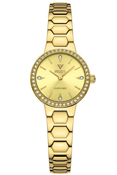 Fiesta F25001L Women's Wristwatch with Steel Strap