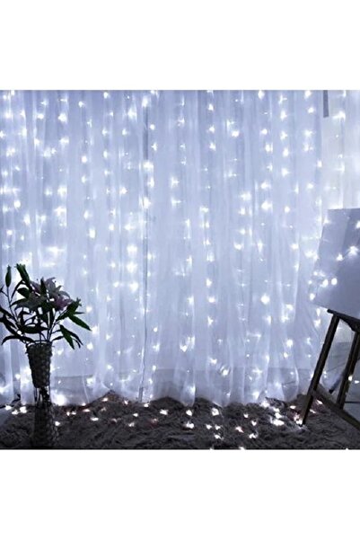 Generic 3m x 3m white animated waterfall lighting for all occasions, celebrations, and religious events - Ramadan and holidays