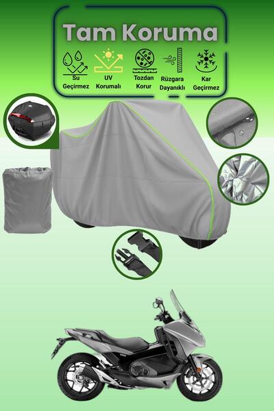 Dokaca Neo Gray Neon Corded Fabric Rear Bag Compatible Honda Nc 700 Dc Integr...