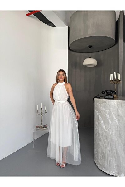 NOVEMBER أزياء فستان الزفاف مع حزام الخصر مطاطا فستان الزفاف والخطوبة فستان ا...