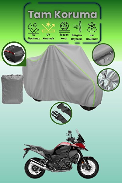 Dokaca Neo Gray Neon Corded Fabric Tail Bag Compatible Honda Vfr 1200 X Cross...
