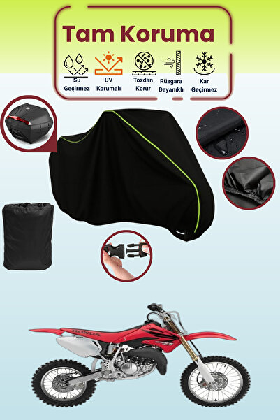 Dokaca Neo حقيبة خلفية باللون الأسود النيون قماش مجدّل متوافقة مع هوندا سي آر...