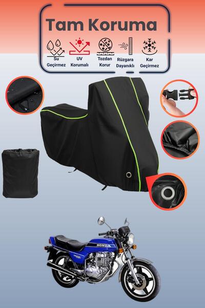 Dokaca Neo غطاء دراجة نارية متوافق مع هوندا CB 250، غطاء واقي من ماركة Black ...