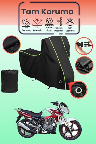 Dokaca Neo غطاء دراجة نارية متوافق مع أورورا AR 185-20 من نوع Black Neon قماش...