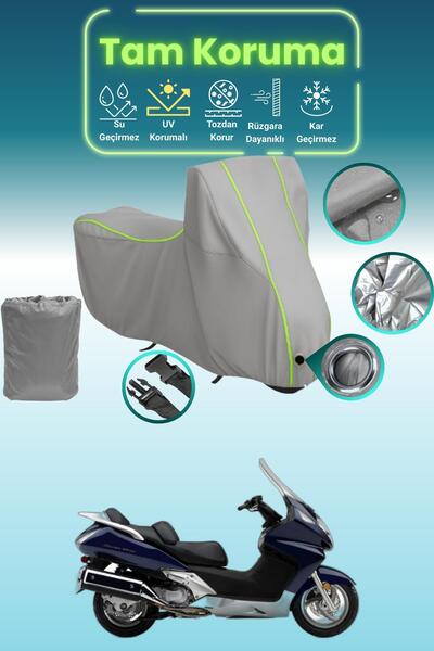 Dokaca Neo غطاء محرك متوافق مع هوندا SW T600 باللون الرمادي النيون قماش مجدّل...