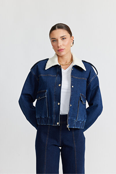 PELUŞ YAKA KOT MONT