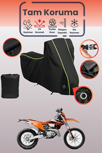 Dokaca Neo غطاء دراجة نارية متوافق مع KTM 250 EXC TPI متوافق مع قفل قماش مجدّ...