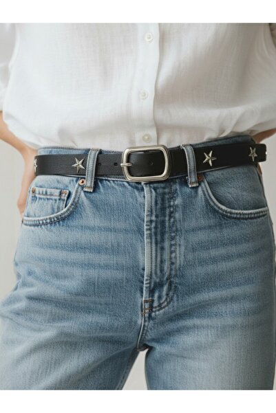 Gradelli kadın kemer yıldız figürlü 2.8 cm