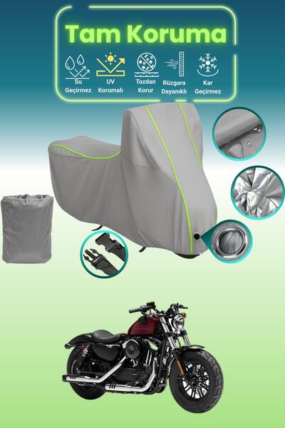 Dokaca Neo غطاء محرك متوافق مع هارلي ديفيدسون سبورتستر فورتي-إيت باللون الرما...