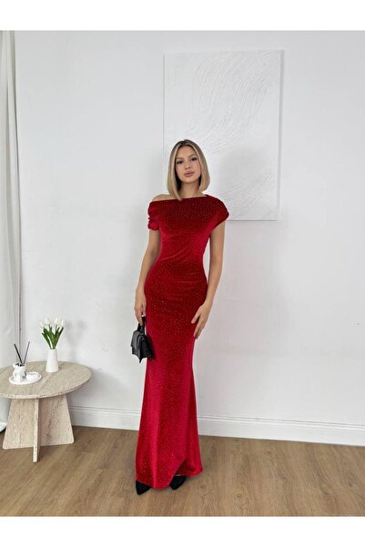 NOVEMBER Zerafet Işığı Abiye Elbise NVM-20129