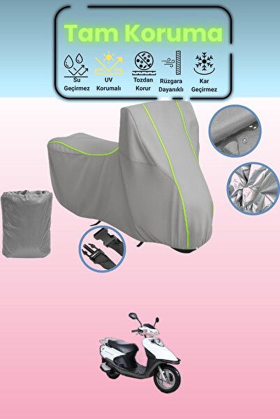 Dokaca Neo غطاء دراجة نارية رمادي نيون قماش مجدّل كوبا روكا 100 متوافق تمامًا...