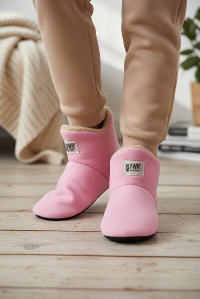 Afşin Детски домашни пантофи с подплата от флийс и противоплъзгаща подметка PWR