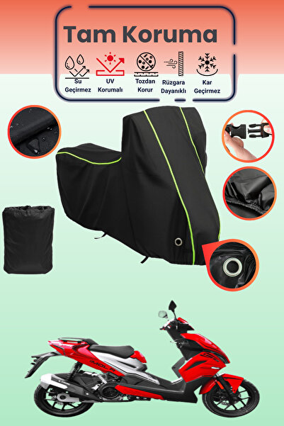 Dokaca Neo غطاء دراجة نارية متوافق مع Yuki Imola 125، غطاء واقي من ماركة Blac...