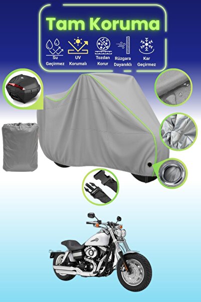 Dokaca Neo حقيبة خلفية رمادية نيون قماش مجدّل متوافقة مع حقيبة هارلي ديفيدسون...