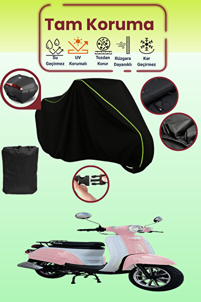 Dokaca Neo حقيبة خلفية باللون الأسود النيون قماش مجدّل متوافقة مع موتولوكس في...