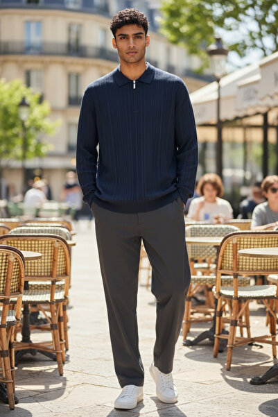 Butik Quality Full Mold Zippered Winter Sweater