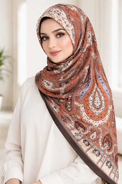tomrisboutique Luxury Shawl Cashmere Silk Paisley Pattern 70 X 200 cm