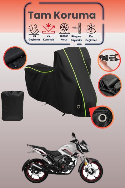 Dokaca Neo غطاء دراجة نارية متوافق مع كوبا CR1-S من بلاك نيون قماش مجدّل كيلت...