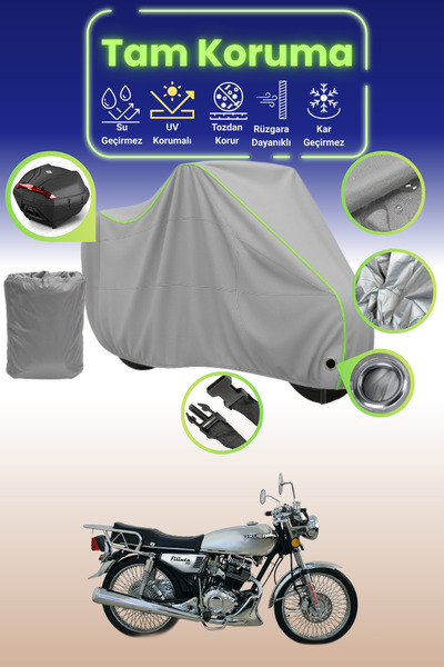 Dokaca Neo قماش دراجة نارية متوافق مع قفل رمادي نيون قماش مجدّل وحقيبة خلفية ...