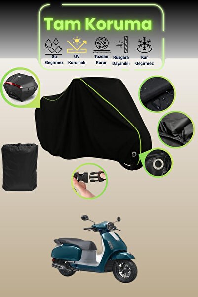 Dokaca Neo قفل أسود نيون قماش مجدّل وحقيبة خلفية متوافقة مع قماش الدراجة النا...