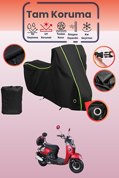 Dokaca Neo غطاء دراجة نارية متوافق مع كوبا تريندي XC 50 سي سي، غطاء واقي من م...