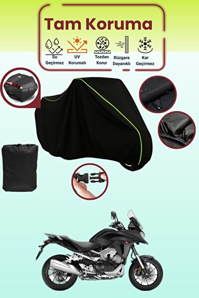 Dokaca Neo Black Neon Corded Fabric Tail Bag Compatible Honda Vfr 800 X Cross...