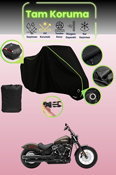 Dokaca Neo حقيبة خلفية سوداء نيون قماش مجدّل متوافقة مع حقيبة هارلي ديفيدسون ...