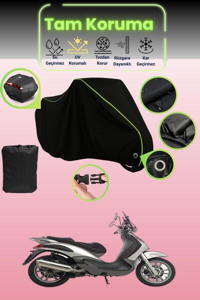 Dokaca Neo قفل أسود نيون قماش مجدّل وحقيبة خلفية متوافقة مع بياجيو بيفرلي 200...