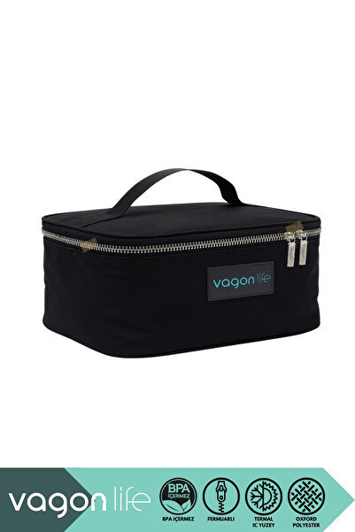 Vagonlife Термоізольований термос-ланчбокс розміром 24,5x17,5x10,5 см з оксфо...