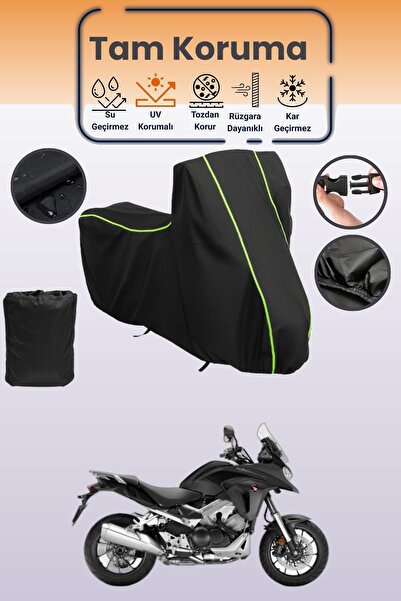 Dokaca Neo Black Neon Corded Fabric Honda Vfr 800 X Crossrunner Compatible Pr...