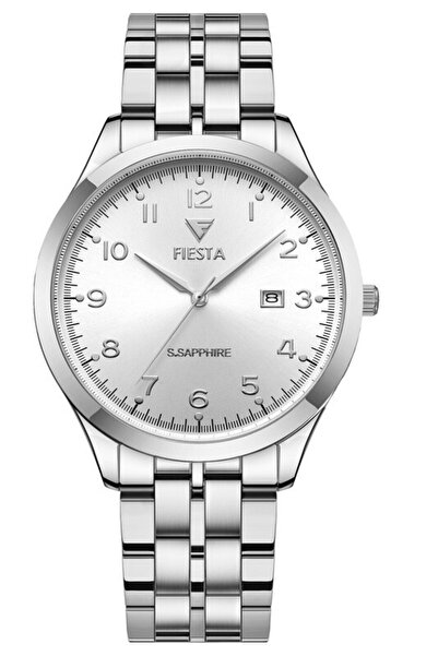 Fiesta F25018M Men's Wristwatch with Metal Band