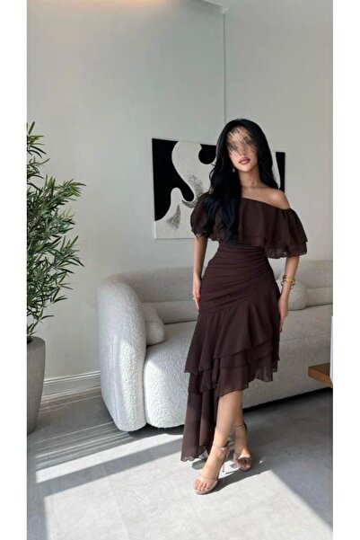 Princess costumes فستان سهره بني قصير