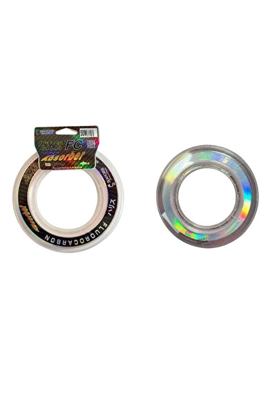 SEA HORSE خيط صيد شفاف من مادة الفلوروكربون 50Mt