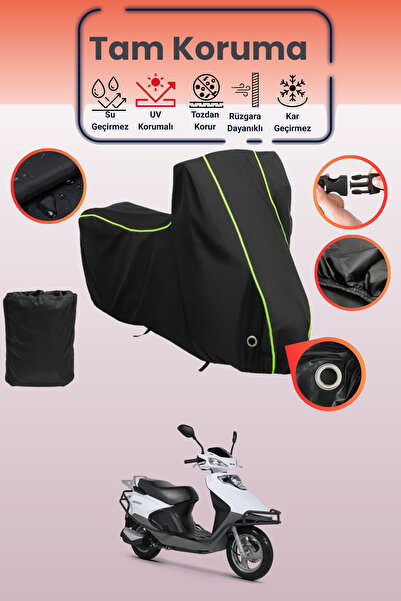 Dokaca Neo غطاء دراجة نارية متوافق مع RKS Spontini 125، غطاء واقي من ماركة Bl...