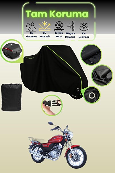 Dokaca Neo قماش دراجة نارية متوافق مع قفل قماش مجدّل وحقيبة خلفية باللون الأس...