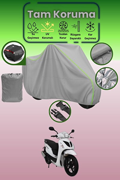 Dokaca Neo غطاء خلفي رمادي نيون قماش مجدّل متوافق مع مونديال 150 جوماكس، غطاء...