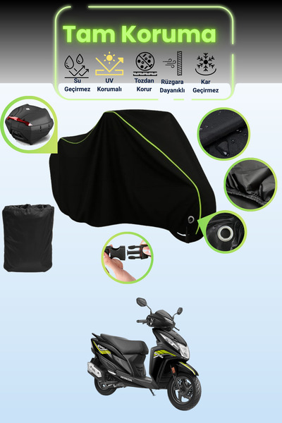 Dokaca Neo غطاء دراجة نارية متوافق مع هوندا ديو، غطاء واقي متوافق مع قماش مجد...