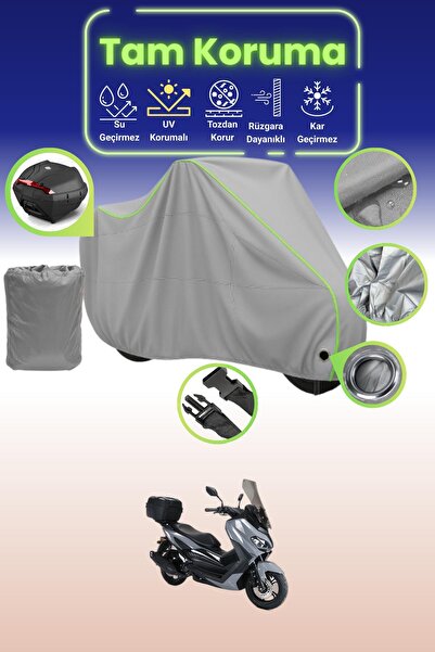 Dokaca Neo غطاء دراجة نارية متوافق مع Kuba Novax 200، غطاء حماية متوافق مع در...