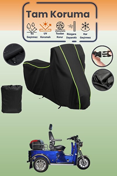 Dokaca Neo Black Neon Corded Fabric Yuki Yk-25 Pony Compatible Engine Tarpaul...