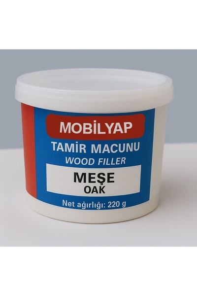 Mobilyap Meşe Ahşap Mobilya Parke Tamir Dolgu Macunu Çatlak Çizik Giderici Ku...