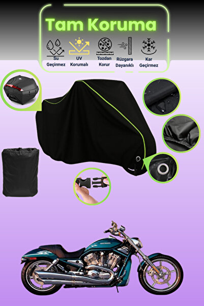 Dokaca Neo حقيبة خلفية وقفل أسود نيون قماش مجدّل متوافقة مع حقيبة هارلي ديفيد...