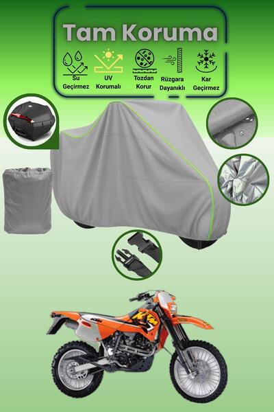 Dokaca Neo حقيبة خلفية باللون الرمادي النيون قماش مجدّل متوافقة مع KTM 620 SC...