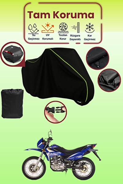 Dokaca Neo حقيبة خلفية سوداء نيون قماش مجدّل متوافقة مع كانوني إندورو 200، غط...