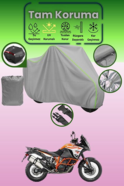 Dokaca Neo حقيبة خلفية باللون الرمادي النيون قماش مجدّل متوافقة مع KTM 1290 S...